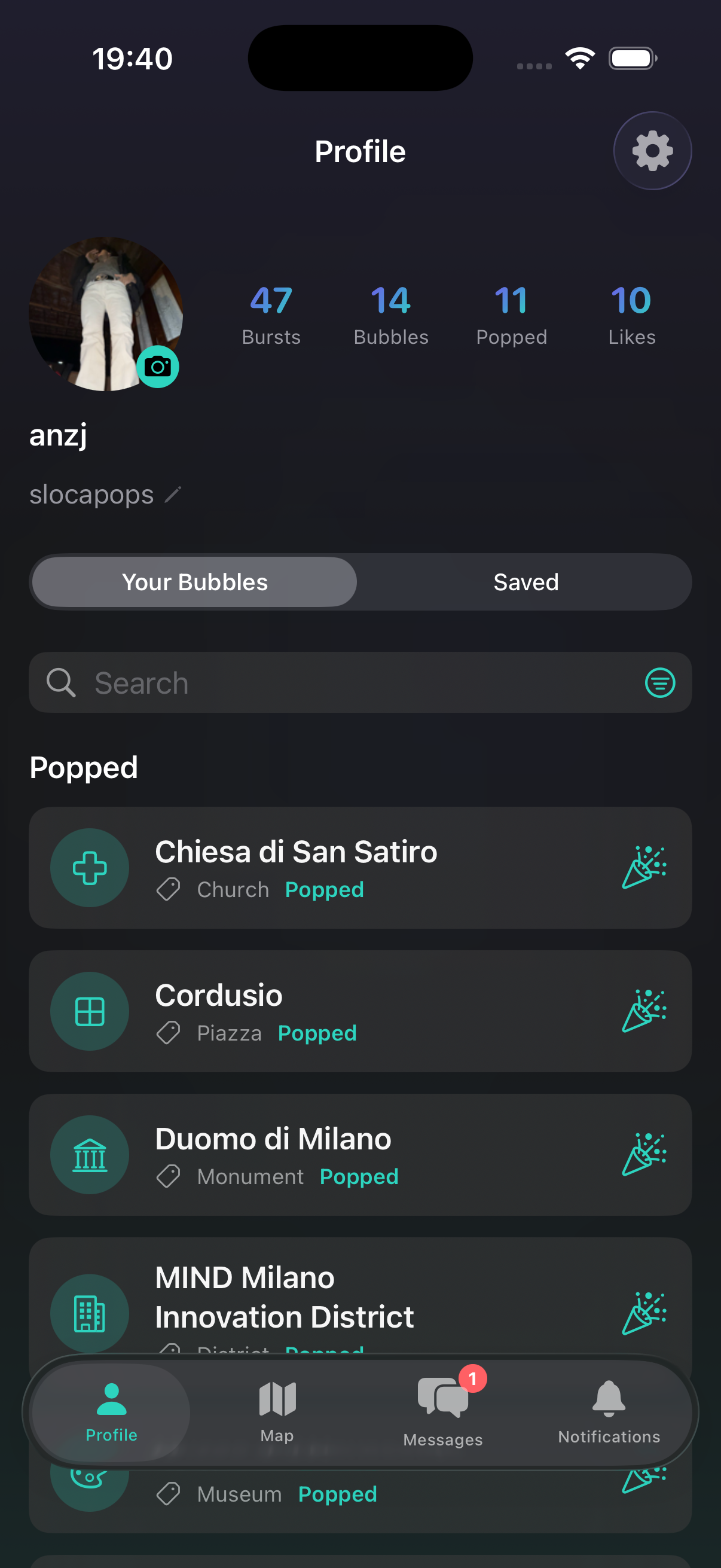 Screenshot app — Pop